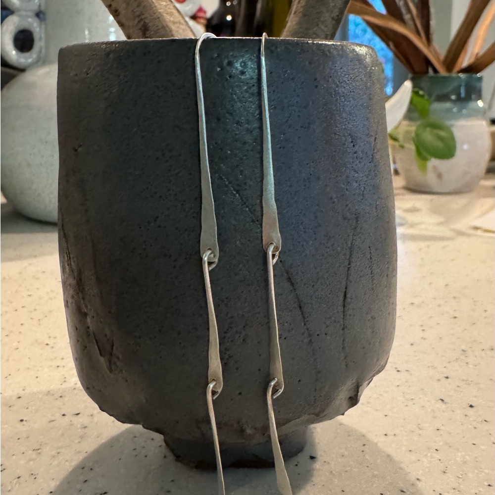 Sterling Silver Handcrafted Dangle Earrings